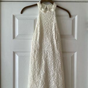 Abercrombie & Fitch Lace High Neck Mini Dress